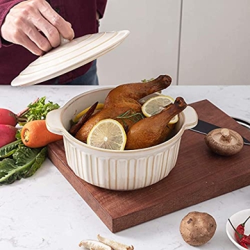 FE Casserole Dish Ceramic Rome Pillar Bakeware 1.7 Quart