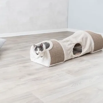 TRIXIE Cozy Cat Tunnel - Durable and Portable Cat Cave