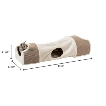 TRIXIE Cozy Cat Tunnel - Durable and Portable Cat Cave