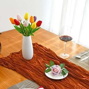 Mandy's 20pcs Multicolor Artificial Tulip Silk Flowers