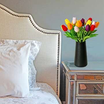 Mandy's 20pcs Multicolor Artificial Tulip Silk Flowers