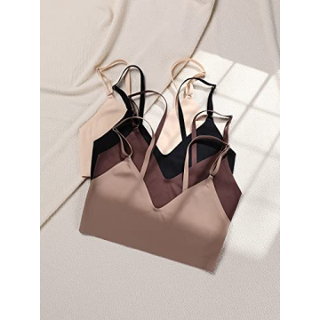 MakeMeChic Seamless Bra and Panty Set for Women