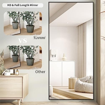 Koonmi 34x76 Oversized Full Length Mirror with Stand