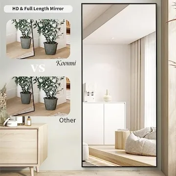 Koonmi 34x76 Oversized Full Length Mirror with Stand