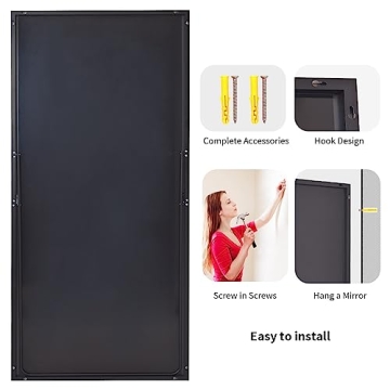 Koonmi 34x76 Oversized Full Length Mirror with Stand