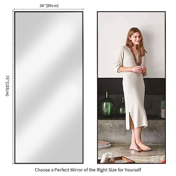 Koonmi 34x76 Oversized Full Length Mirror with Stand