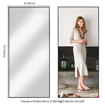 Koonmi 34x76 Oversized Full Length Mirror with Stand