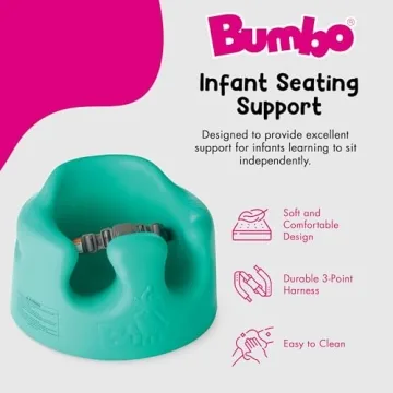 Bumbo Baby Floor Seat for Infants, Portable Dining Chair