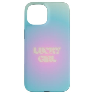 Stylish iPhone 15 Lucky Girl Syndrome Aura Case for Protection