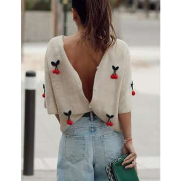 Stylish TIQOJE Women's Cardigan for Every Occasion