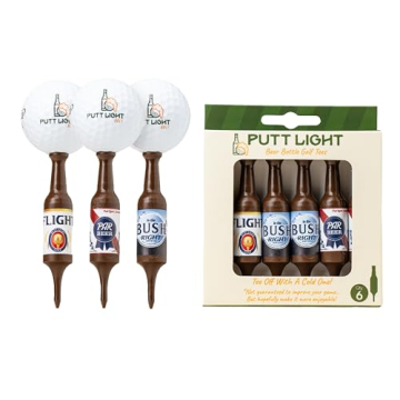 Unbreakable Beer Bottle Golf Tees - Eco-Friendly & Fun Golf Accessories