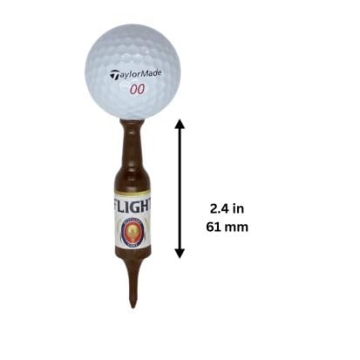Eco-Friendly Beer Bottle Golf Tees - Durable & Fun Golf Gift