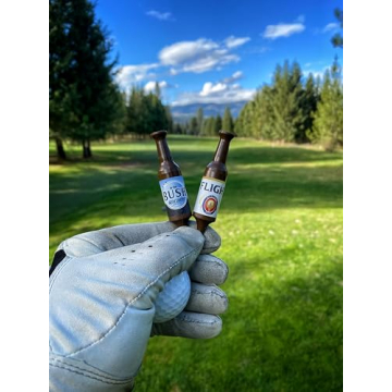 Eco-Friendly Beer Bottle Golf Tees - Durable & Fun Golf Gift