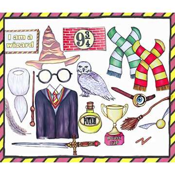 Harry Potter Inspired Photo Booth Props for a Magical Party