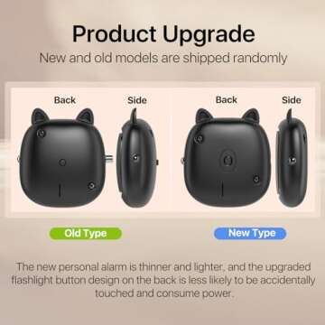 Safe Sound Personal Alarm,3 Pack130 dB Loud Siren Song Emergency Self-Defense Security Alarm Keychain with LED Light, Personal Sound Safety Siren for Women, Men, Children, Elderly (Black/Purple/Green)