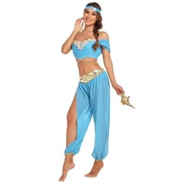 Meistuik Arabian Princess Costume Set for Women