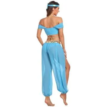 Meistuik Arabian Princess Costume Set for Women