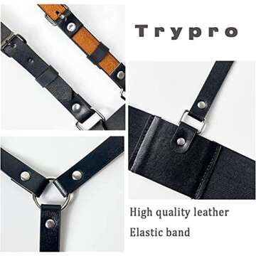 Stylish Xinxinyu Women's Faux Leather Body Harness for Parties