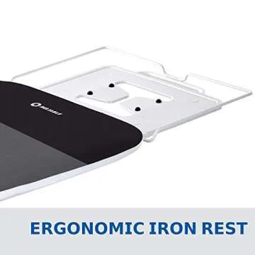Reliable 220IB Home Ironing Board - Made In Italy Portable Ironing Board with Vera Foam Memory Foam ...