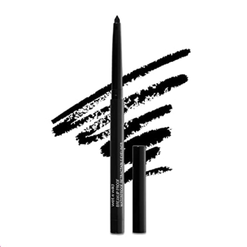 Wet n Wild Mega Last Breakup Proof Retractable Eyeliner - Ultra-Fine Brush, Waterproof,16-Hour Long-...