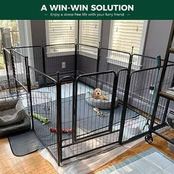 FXW Rollick Dog Playpen: 24-Inch Height Playpen for Puppies and Small Dogs