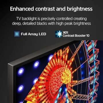 Sony 55 Inch 4K Ultra HD TV X90L Series: BRAVIA XR Full Array LED Smart Google TV with Dolby Vision HDR and Exclusive Features for The PlayStation® 5 XR55X90L- Latest Model,Black