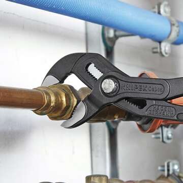 KNIPEX Tools - Cobra Water Pump Pliers (8701250), Red,10-Inch