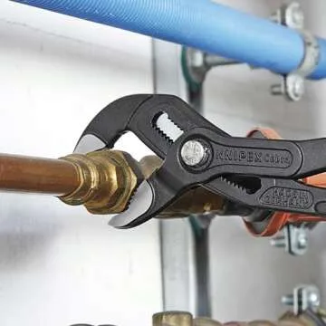 KNIPEX Tools - Cobra Water Pump Pliers (8701250), Red,10-Inch