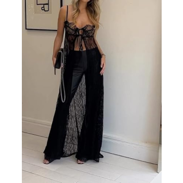 Stunning Sexy Lace Patchwork Maxi Dress for Parties