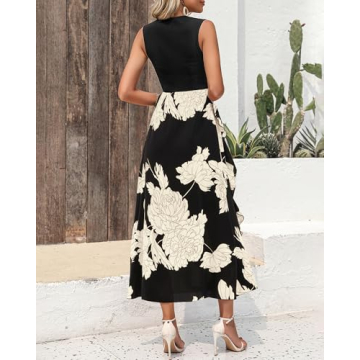 BTFBM Women Casual Sleeveless Summer Dress 2025