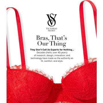 Victoria's Secret Dream Angels Lightly Lined Lace Demi Bra, Adjustable Straps, Bras for Women, Beige (32D)