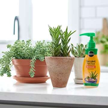 Miracle-Gro Succulent Plant Food, Liquid Plant Food for All Indoor Succulents, Cacti, Jade Plants, Aloe Vera and More, 8 oz.