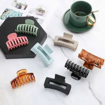 Nonslip Lolalet Hair Clips in 8 Vibrant Colors