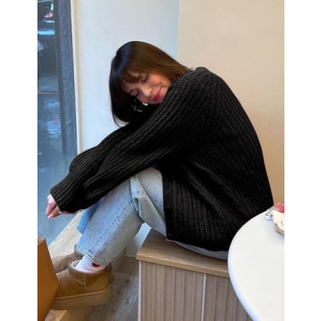 Wyeysyt Women's Soft Knit Cardigan Sweater for Fall