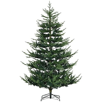 HOMCOM 7.5ft Artificial Christmas Tree for Realism