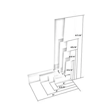HHIP 4901-0014 Precision Machinist Square Set 4 Pieces