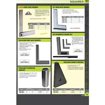 HHIP 4901-0014 Precision Machinist Square Set 4 Pieces