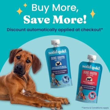 Solid Gold Beef Bone Broth - Nutrient Dense Dog Gravy Topper