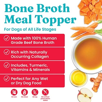 Solid Gold Beef Bone Broth - Nutrient Dense Dog Gravy Topper