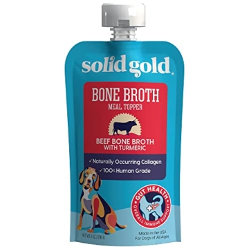 Solid Gold Beef Bone Broth - Nutrient Dense Dog Gravy Topper