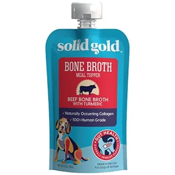 Solid Gold Beef Bone Broth - Nutrient Dense Dog Gravy Topper