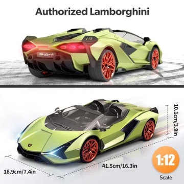 MIEBELY Lamborghini RC Car - 1:12 Scale Fun & Performance