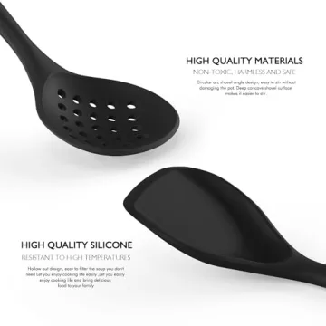 Silicone Cooking Utensils Set - Heat Resistant Gadgets