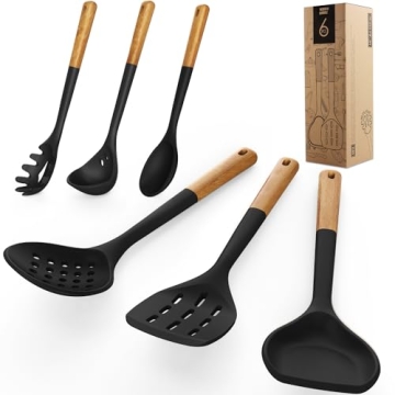 Silicone Cooking Utensils Set - Heat Resistant Gadgets