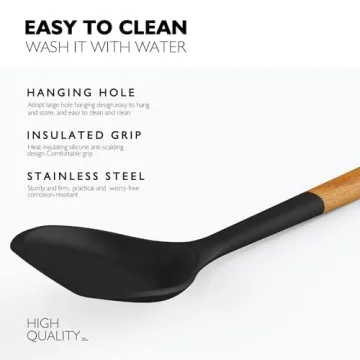 Silicone Cooking Utensils Set - Heat Resistant Gadgets