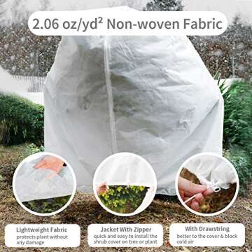 REMIAWY Frost Blanket for Comprehensive Plant Protection