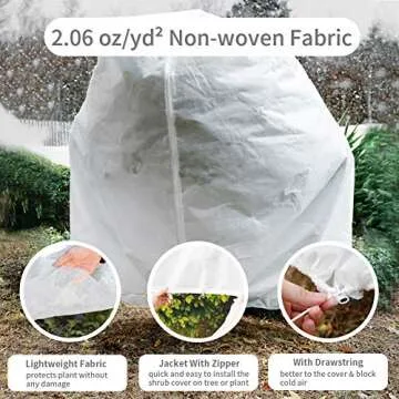 REMIAWY Frost Blanket for Comprehensive Plant Protection