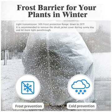REMIAWY Frost Blanket for Comprehensive Plant Protection