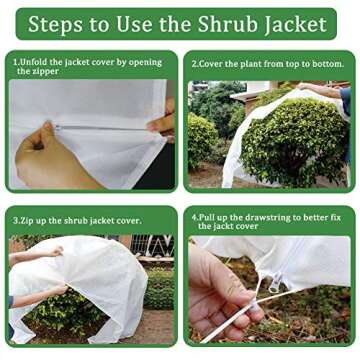 REMIAWY Frost Blanket for Comprehensive Plant Protection