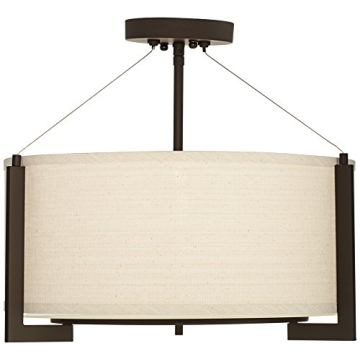 Possini Modern Ceiling Light Semi Flush-Mount 17.25"